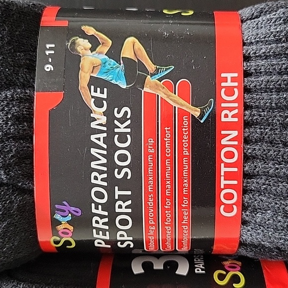 Men's performance sport socks - Picture 3 of 3